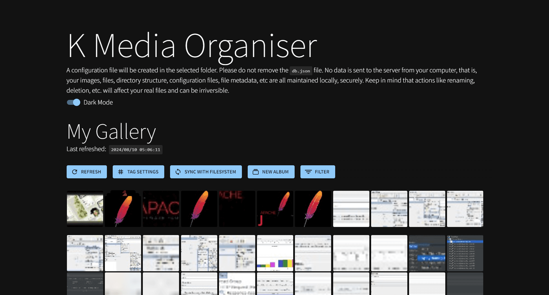 Experimental Image Gallery (File System API x Chrome Canary)